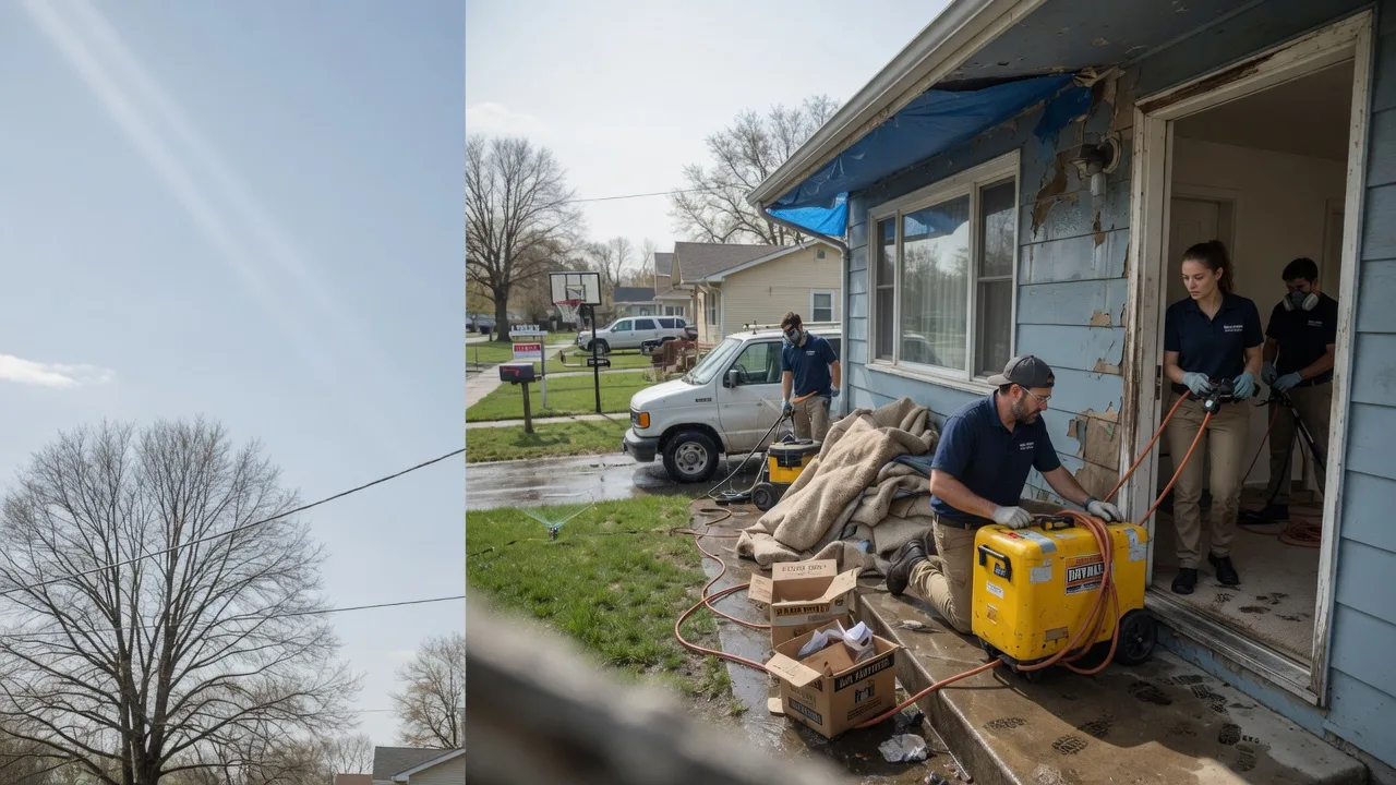Basement Flood Cleanup in Long Bottom, OH near me